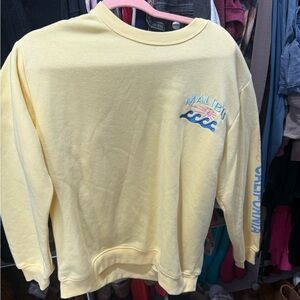 Malibu Light Yellow Crewneck Sweater